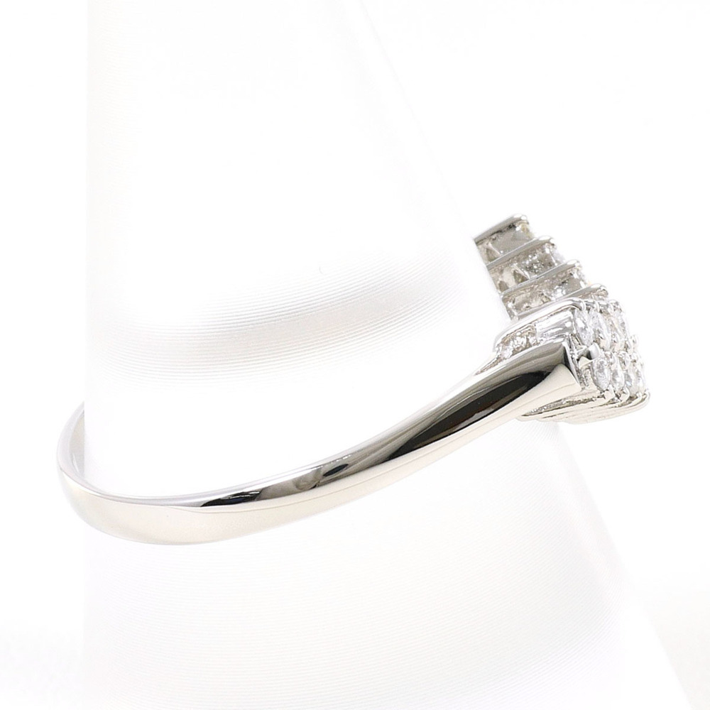 VINTAGE Silver Diamond Ring - Picture 2 of 7